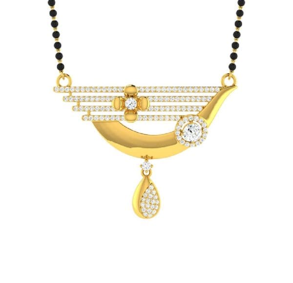 Anita Mangalsutra Gold Pendant