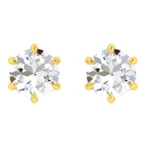 Elegant Arch Gold Earrings