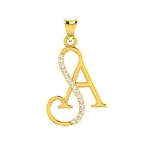 Fantastic Alphabet A S Pendant