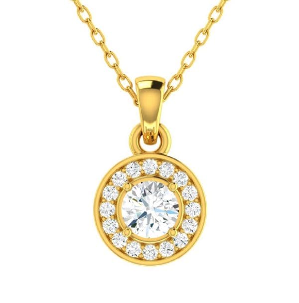 Glam Blush Gold Pendant