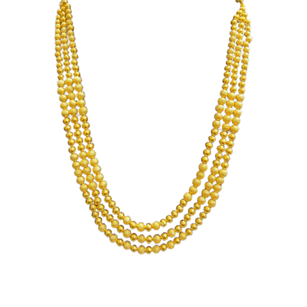 Chitrakshi Gold Matarmala Necklace