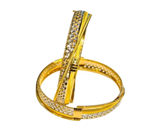 Himakshi Yellow Gold Bangles