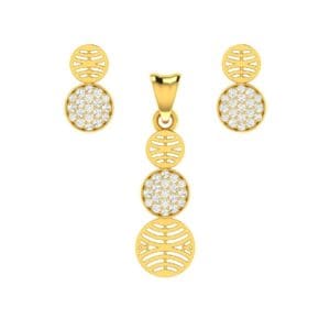 Khalsa Religious Yellow Gold Pendant Khalsa Religious Yellow Gold Pendant