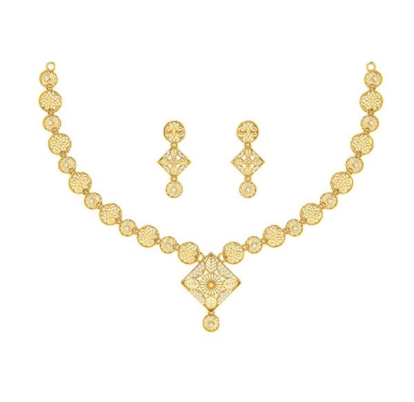 Liberal Cube Gold Necklace