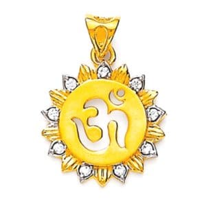 Met Craft Religious Om Pendant