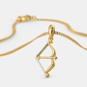The Archer Gold Pendant