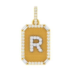 The Royal R Gold Pendant