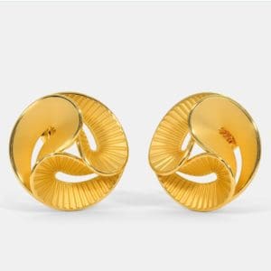 The Sovann Gold Stud Earrings