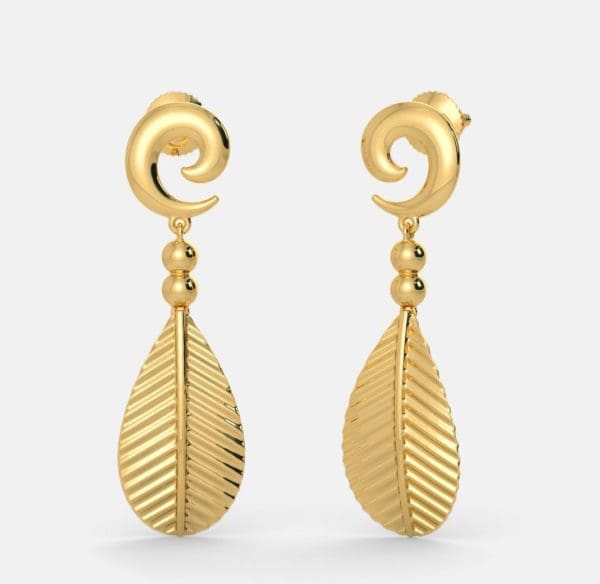 The Modish Frond Earrings