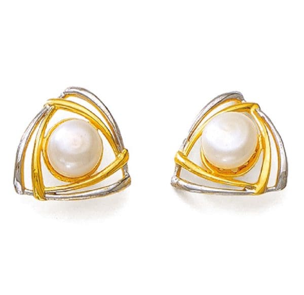 Trio Pearl Gold Tops