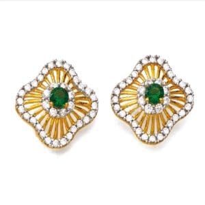Green Ornate Gold Tops Green Ornate Gold Tops
