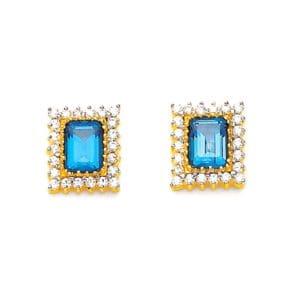 Square Stud Gold Tops Square Stud Gold Tops