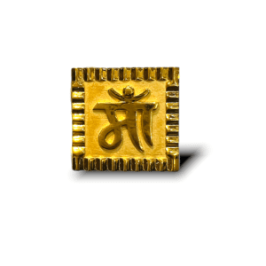 Maa Engraved Gents Gold Rings