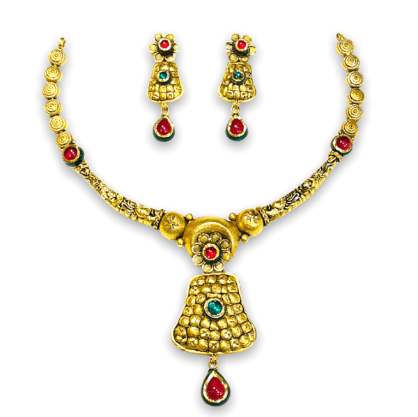 Ancient Beauty Gold Necklace Set