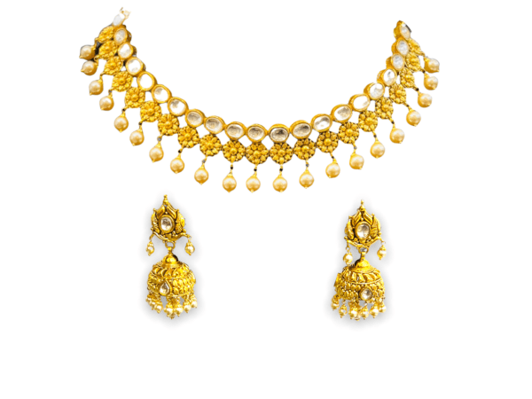 Prapti Gold Necklace Set