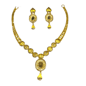 Dakshta Gold Necklace Set