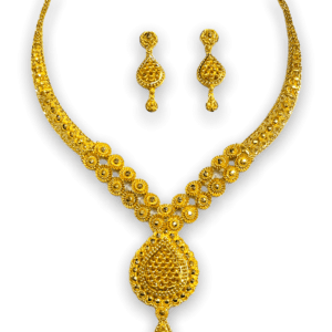 Shimmer Gold Necklace Set