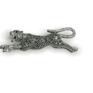 Floral Silver Brooch