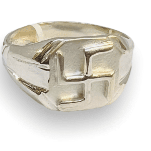 Silver Oxidised Dragon Band Silver Oxidised Dragon Band