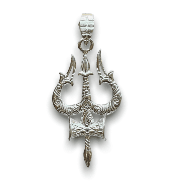 Sterling Silver Trishul Pendant