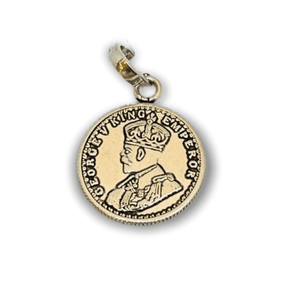 Silver Antique Coin Pendant