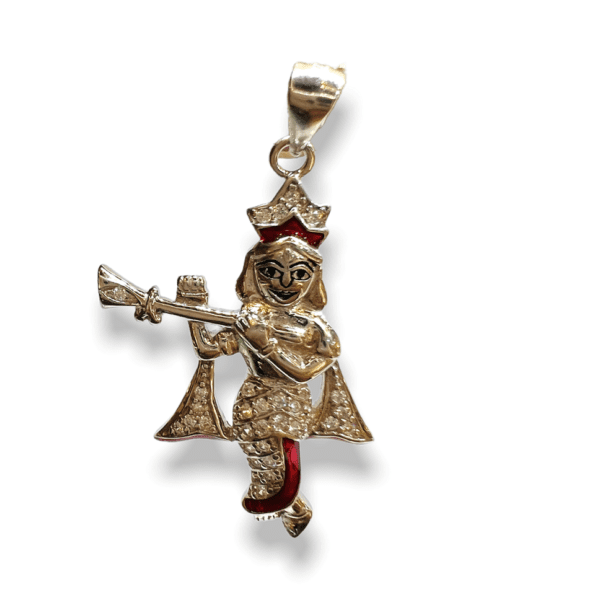 Sterling Silver Shri Krishan Pendant
