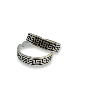 Silver Antique Thumb Toe Ring