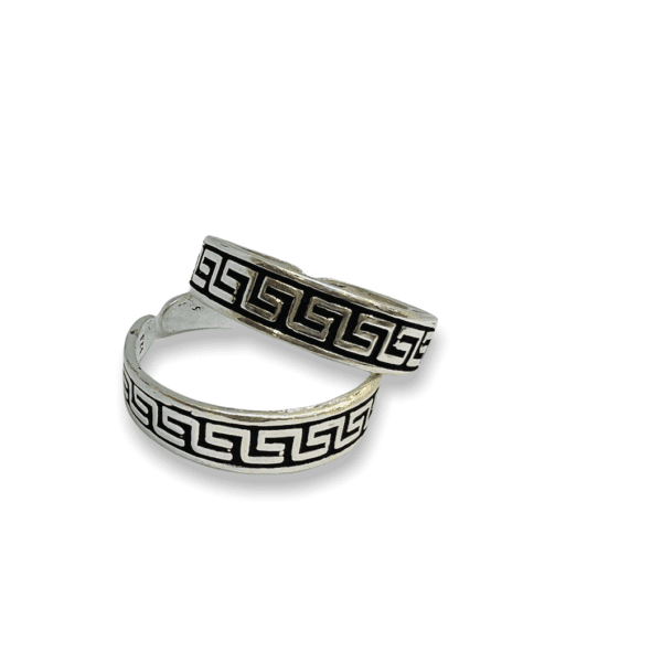 Silver Antique Thumb Toe Ring