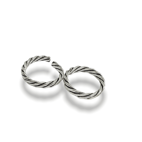 Oxidised Silver Toe Ring