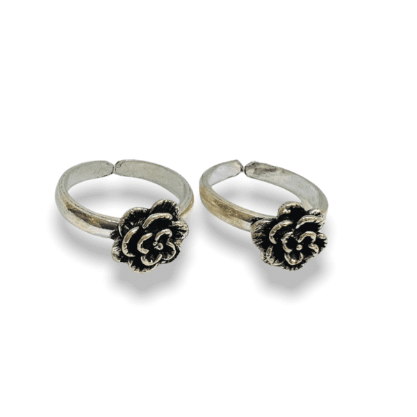 Silver Antique Toe Ring