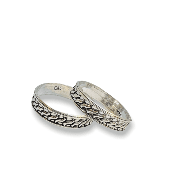 Silver Antique Thumb Toe Ring