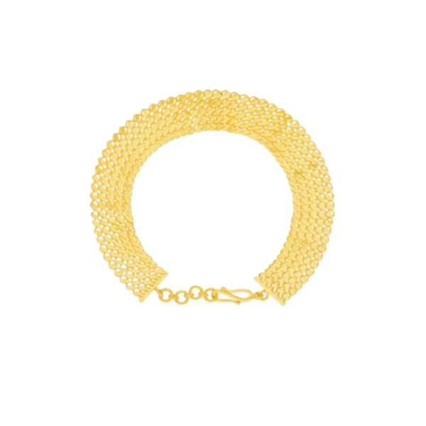 22k (916) Yellow Gold Charm Bracelet for Women