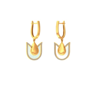 Iconic Yellow Gold Latkan Earring