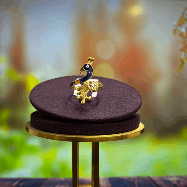 Sehgal Gold Peacock Ring