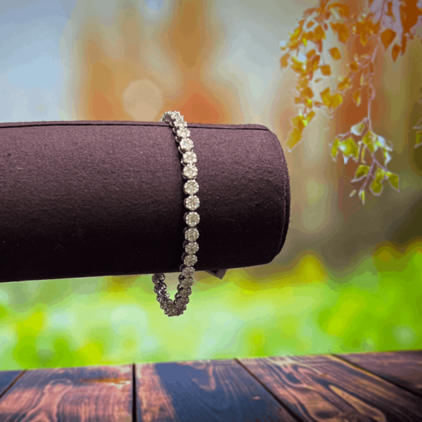 Sehgal Gold Long Diamond Bracelet