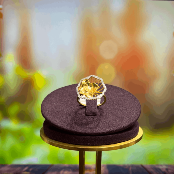 Sehgal Gold Floral Cast Ring