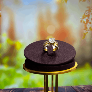 Sehgal Gold One Stone Rings