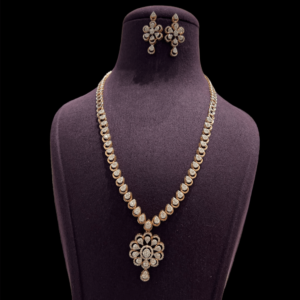 Sehgal Gold Diamond Long Necklace Sehgal Gold Diamond Long Necklace