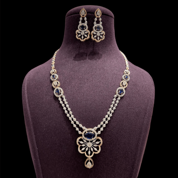 Sehgal Gold Present Ethinic Traditional Diamond Necklace Set