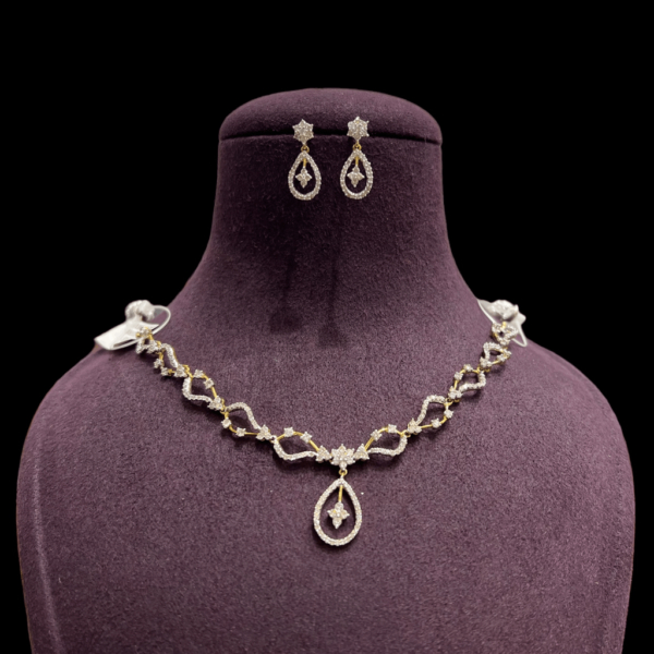 Diamond Necklace Set For Women