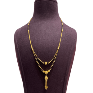 Sehgal Gold Textured Mangalsutra