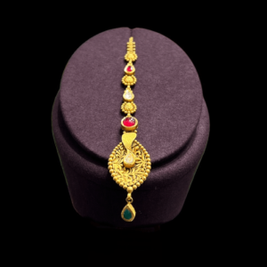 Antique Gold Maang Tika For Women