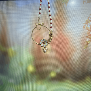 Antique Yellow Gold Nath For Women