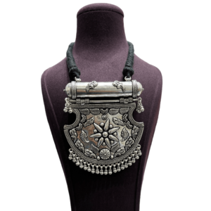 Sterling Silver Antique Big Necklace