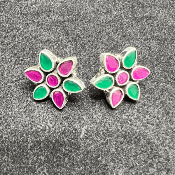 Sterling Silver Flower Earring