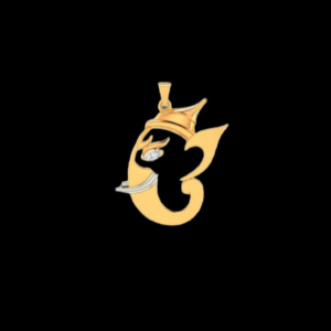 Ganesha Gold Pendant For Women