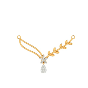 Leaf Mangalsutra Pendant For Women
