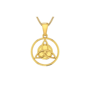 Yellow Gold Coin pendant