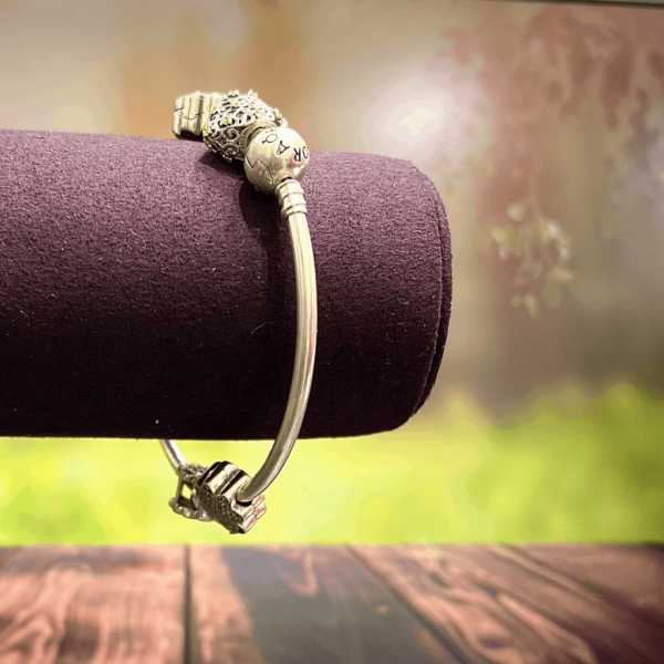 Oxidised Sterling Silver Bracelet For Women