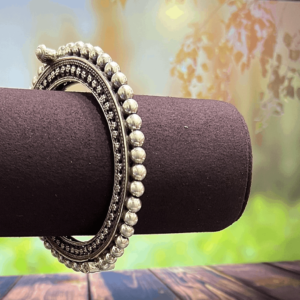 Silver Oxidised Bracelet